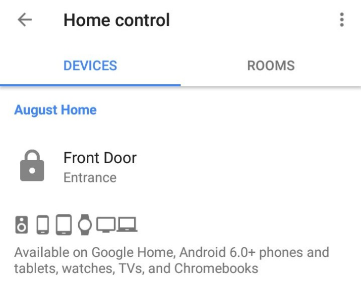 add august to google home
